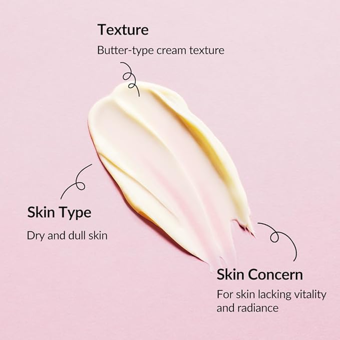 Whamisa Organic Flowers Nourishing Cream, 95.2% Organic, Waterless Formula, Fermented Ingredient Formula for Deep Hydration & Skin Comfort, Moisturizing, Korean Skin Care (50ml)