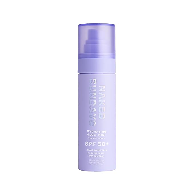Naked Sundays SPF 50 Hydrating Glow Sunscreen Mist, 75ml
