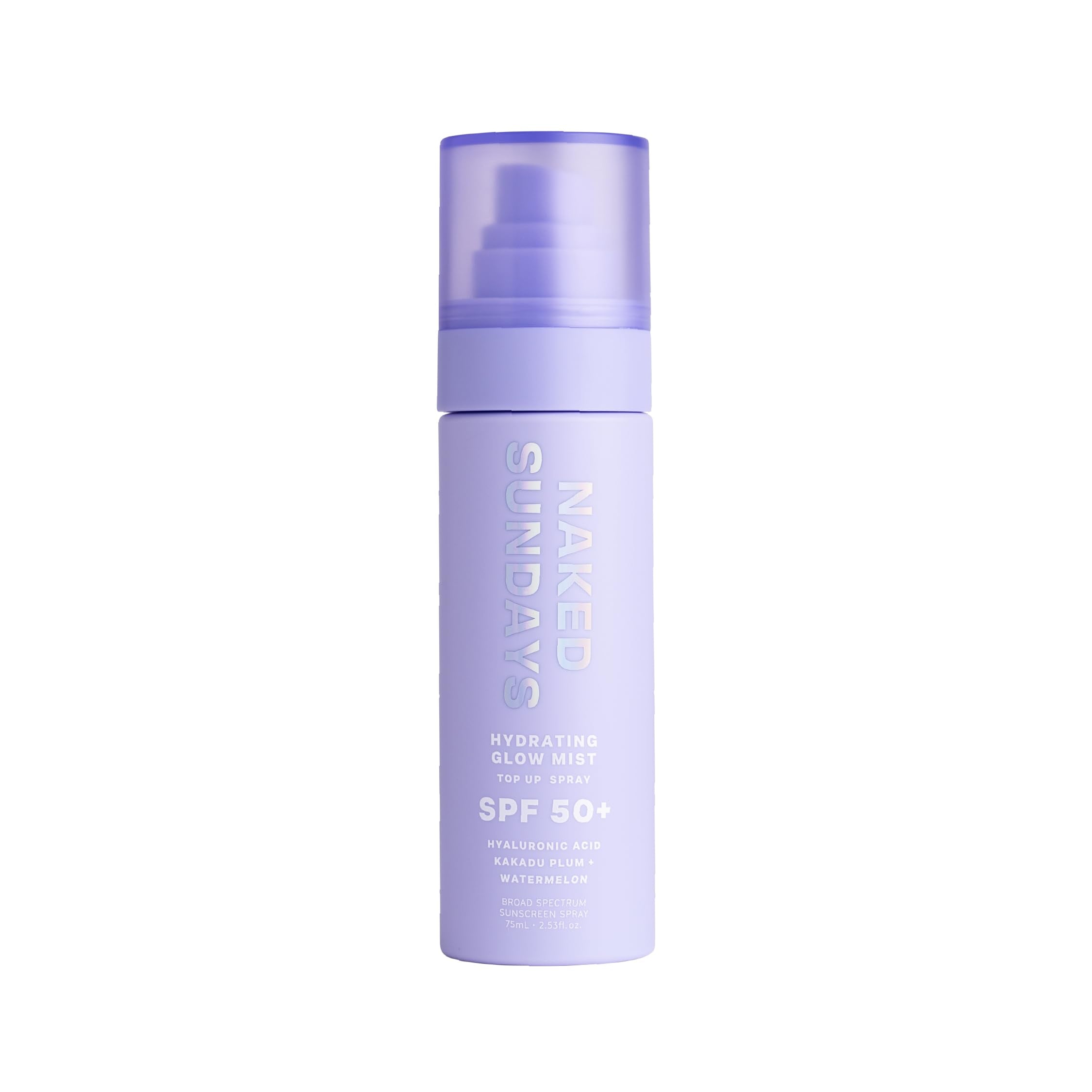 Naked Sundays SPF 50 Hydrating Glow Sunscreen Mist, 75ml