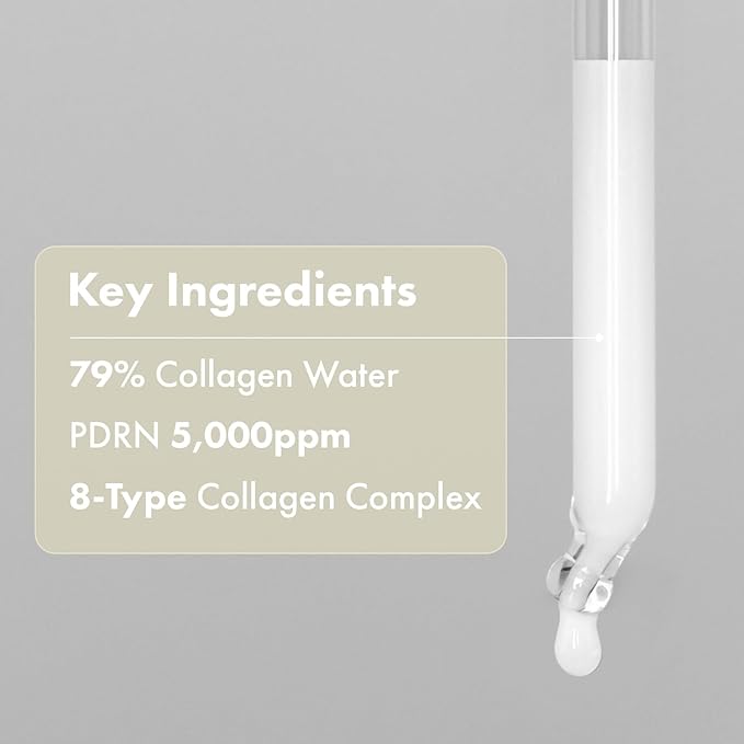 TOSOWOONG Real Collagen Face Serum for Firming & Fine Lines, Wrinkles, Dewy