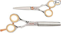 Cricket Centrix Roc-It Dog 5" Hair Cutting Shears & 30T Thinning Scissors