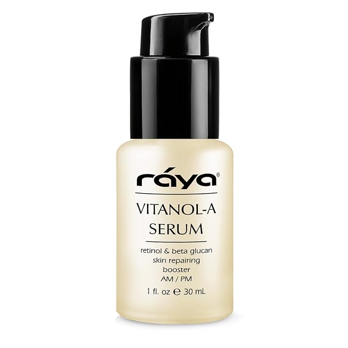 RAYA Vitanol - A (501) Serum for Face | Vitamin-A & Vitamin C Serum | Age-Defying Antioxidant Face Serum | Skincare for Oily Skin | Smoothing & Visible Tone Refinement with Aloe Vera & Ginseng Extract
