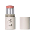 ILIA - Multi-Stick Cheek + Lip Color | Buildable + Blendable | Multi-Use Cream Blush | Nourishing Skincare Ingredients | Clean, Cruelty-Free (Whisper | Peach pink)