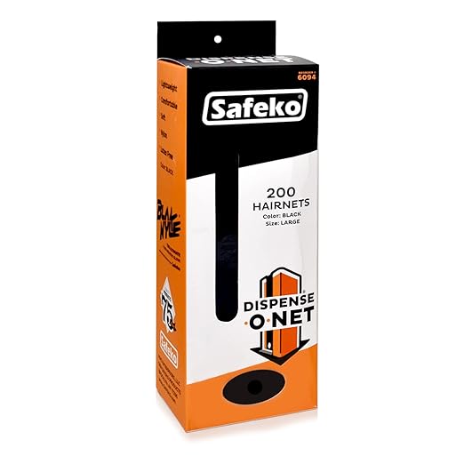 SAFEKO Dispense-O-Net Wall-Mount for Hairnet Dispenser | Clear | Wall Mount Only