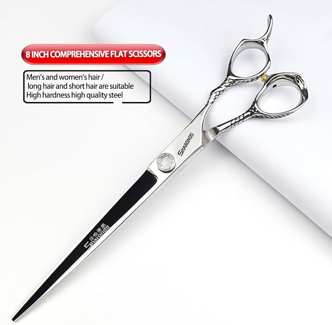 6/7/8 Inch Professional Hairdressing Scissors Barber (8" cutting scissors)