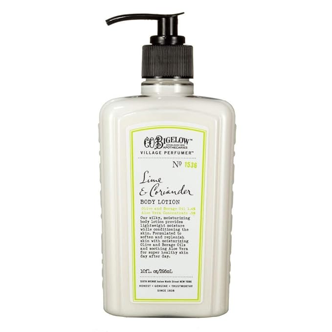 C.O. Bigelow Lime Coriander Body Lotion, 10 fl oz