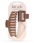 Kitsch Large Assorted Hair Clips for Women, Medium Open Shape Hair Claw Clips for Thick Hair, Small Open Shape Hair Clip & Big Claw Clip for Teen Girls, 3 pcs
