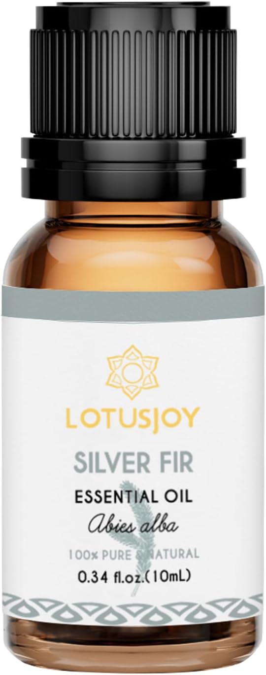 LOTUSJOY Silver Fir Essential Oil for Diffuser Massage Skin Care DIY, 0.34 Oz