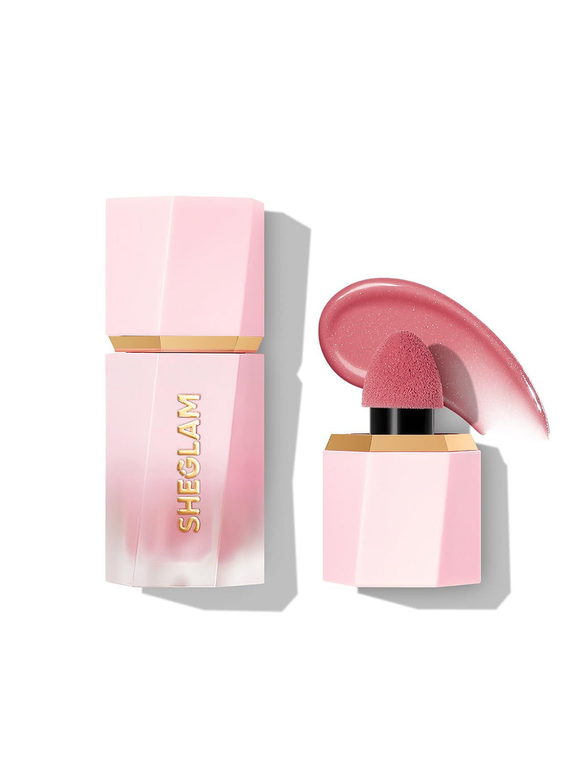 SHEGLAM Color Bloom Liquid Blush Makeup for Cheeks Matte Finish - Rose Ritual