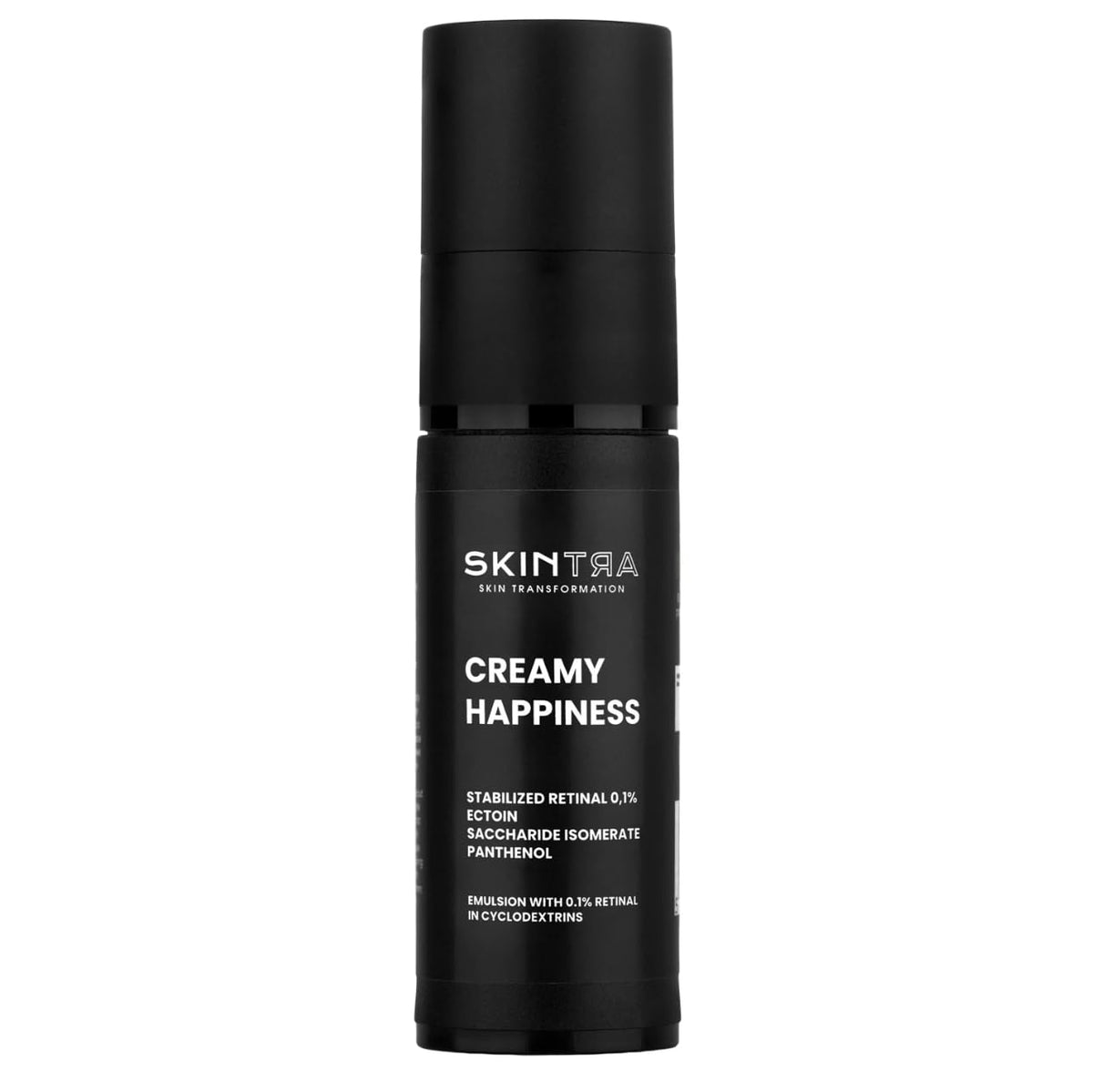 SkinTra Creamy Happiness - Advanced Retinal Emulsion 0.1% Encapsulated for Stability - Smoothes & Firms – Deep Hydration – 30 ml/Net 1.01 Fl. Oz