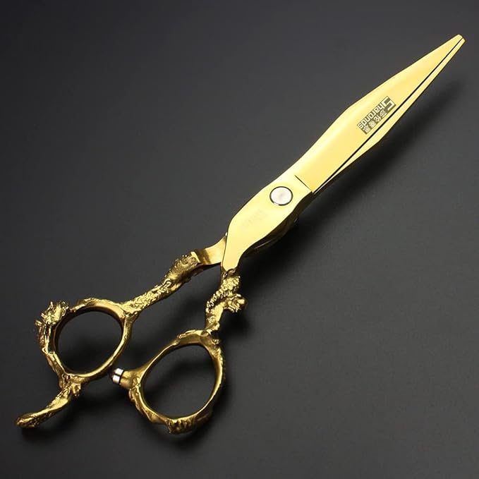 5.5/6 /7 Inch Knight Professional Japanese Hair Scissors Barber Scissors Set (7 inch Cutting)