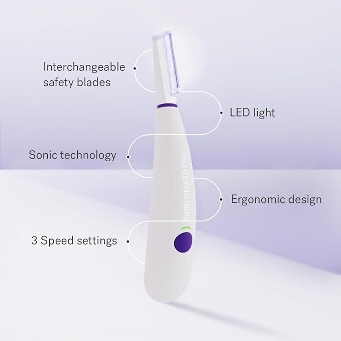Michael Todd Beauty Sonicsmooth Pro+ Dermaplaning System & Eyebrow Trimmer