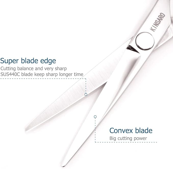 KINSARO Hair Cutting Scissors 5.5 Inch Professiona Hair Shears