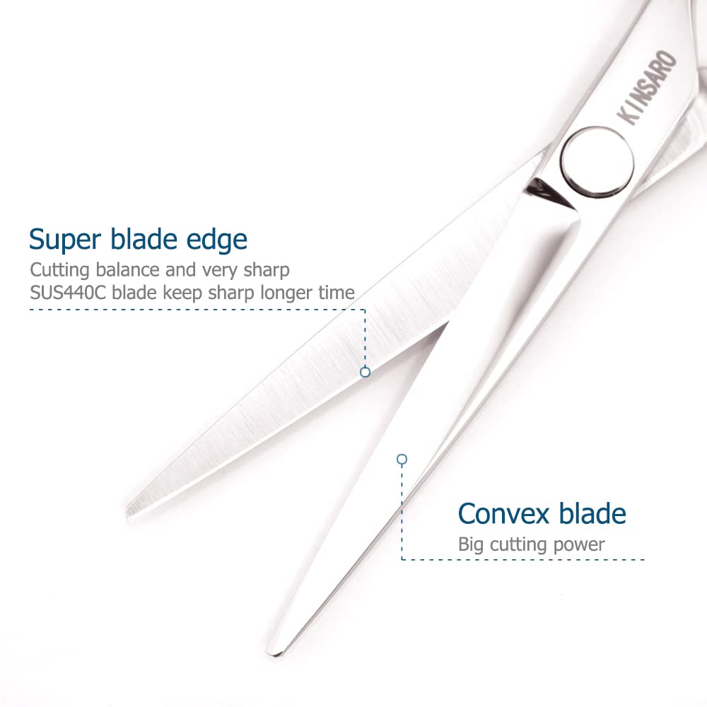 KINSARO Hair Cutting Scissors 5.5 Inch Professiona Hair Shears