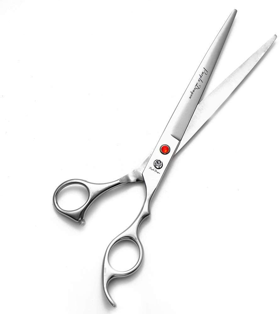 Purple Dragon 8 inch Sharp Edge Hair Cutting Shears with Bag