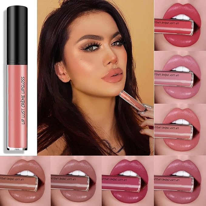 Wegodal 12 Colors Lips Staining Lip Oil, 2025 Upgrade Cream Texture Lipstick Long-Lasting Moisturizing Lip Oil, Waterproof Lipstick Creamy Lip Gloss Non-stick to Cup (#2, One Size)