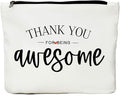 JIUWEIHU Inspirational Gifts for Women Makeup Bag, Appreciated Cosmetic Bag