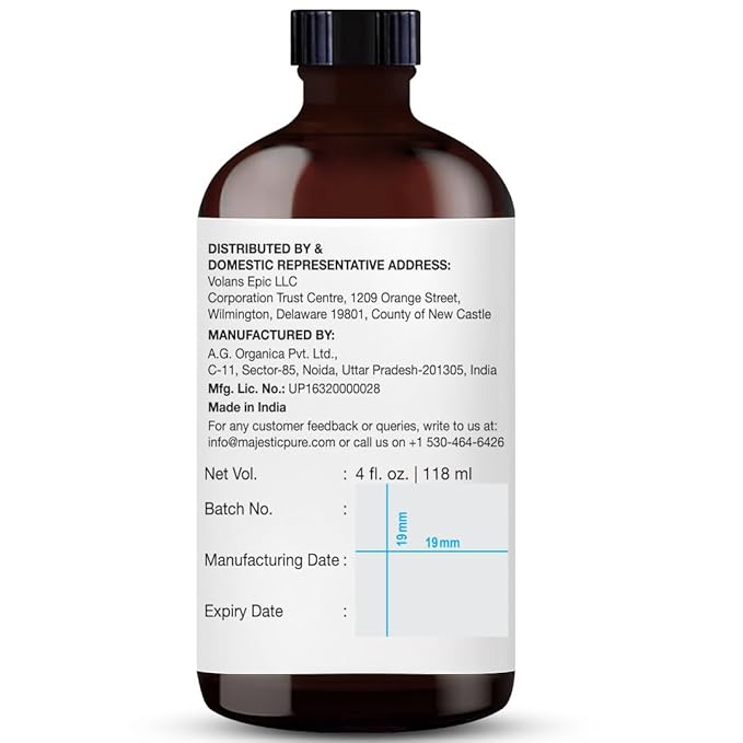 Majestic Pure Essential Oil with Glass Dropper - 100% Pure and Natural - Essential Oils for Diffuser, Aromatherapy, Soap and Candle Making, Oregano Essential Oil, Oregano Oil, 4 Fl Oz