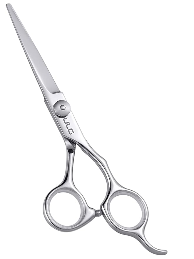 Hair Cutting Scissors, ULG Professional Hair Scissors 6.5” Silver
