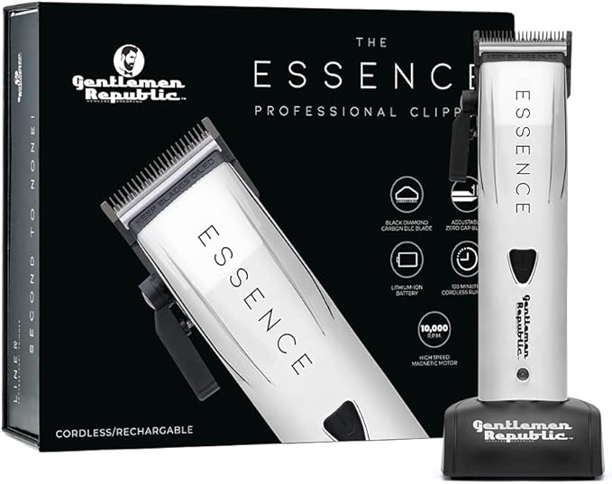 Gentlemen Republic Essence Hair Clipper for Men - Cordless, 120 Min Runtime