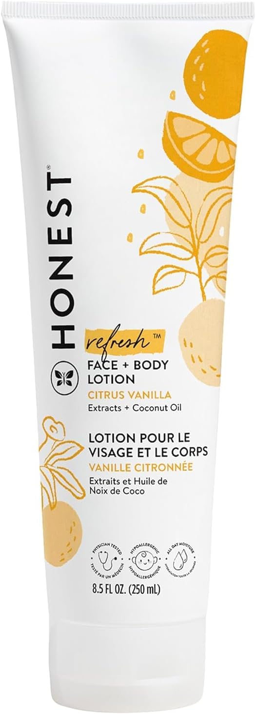 The Honest Company Body Lotion, Citrus Vanilla Refresh, 8.5 fl oz