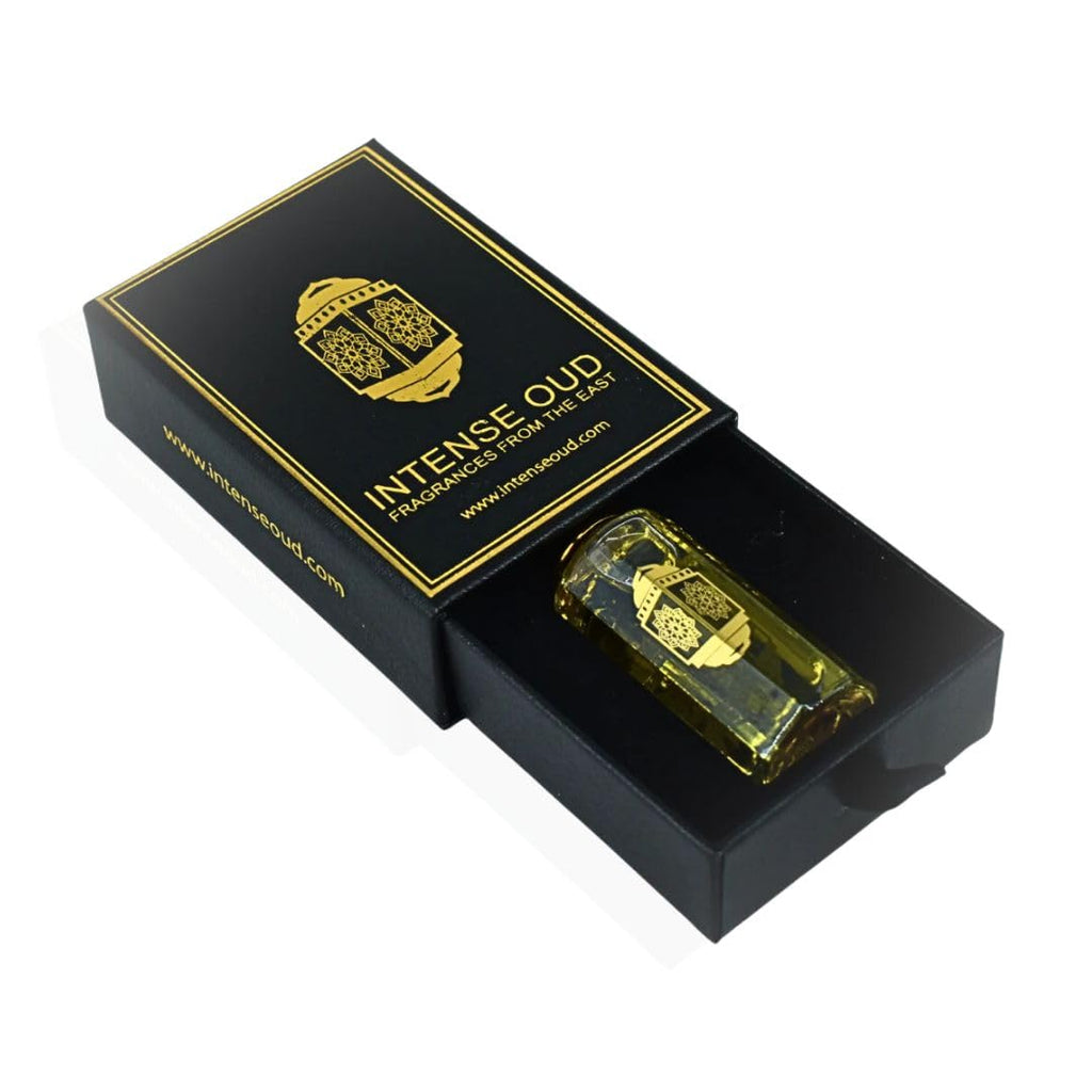 INTENSE OUD Addiction Long Lasting Arabian Perfume Oils for Women 12ML (0.40 OZ) Concentrated Perfume Oil with Citrusy Orange & Floral Notes - Fragrance Oil & Valentines Day Gift With Black Box