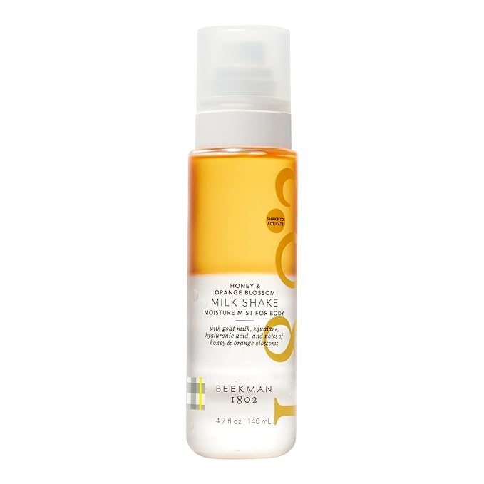Beekman 1802 Milk Shake Body Mist, Honey & Orange Blossom, 4.7 fl oz