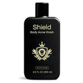 Shield Body Acne Wash for Back, Chest & Shoulders - Men's 10% Benzoyl Peroxide Body Wash, Clears Breakouts & Acne Scars – Unscented with Niacinamide, Glycolic Acid & Ceramides, 8.5 oz