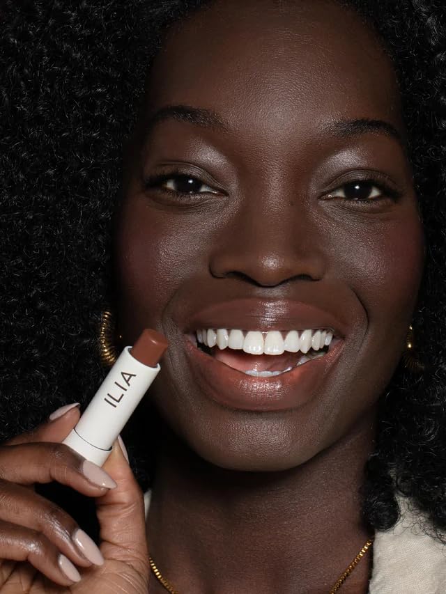 ILIA - Balmy Tint Hydrating Lip Balm | Buildable Lip Color + Soft Shine | Nourish + Moisturize with Shea Butter & Rosehip Seed Oil | Vegan, Clean, Cruelty-Free Makeup (Faded, 0.15 oz | 4.4 g)