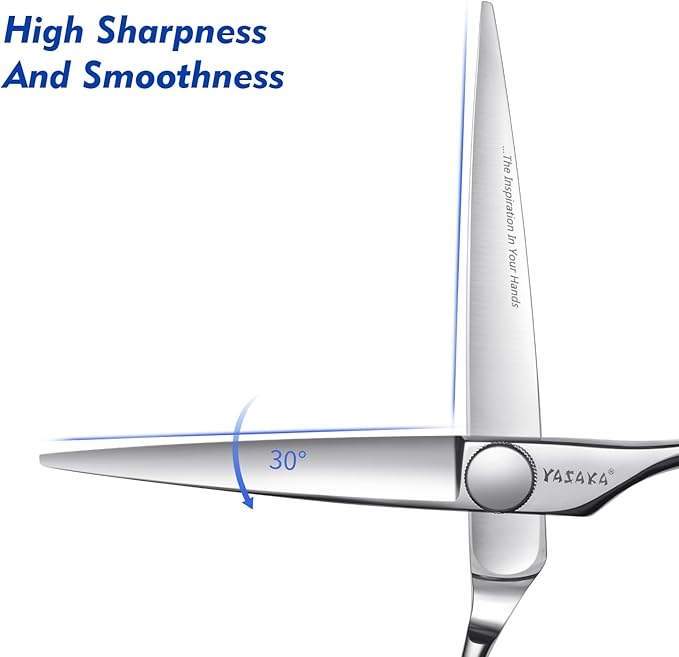 Hair Cutting Scissors for Hairstylist Hairdresser, Professional Barber Shears with Razor-Sharp Blades & Cobalt Alloy Steel for Salon and Slef Haircut DIY Home Use, Precison Hair Scissor, 6.5 Inch