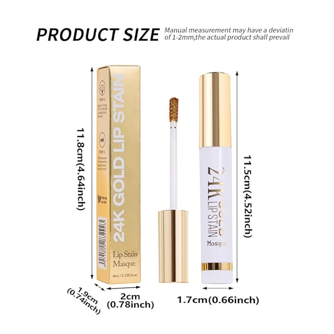 Hxssll Lip Stain Peel Off Masque - Peel Off Lip Stain Tattoo, Peel-Off Lip Tint，Long Lasting Waterproof Transfer-proof Lip Mask Lip Stains Peel Off Lip Gloss,Stay Lip Makeup D03#