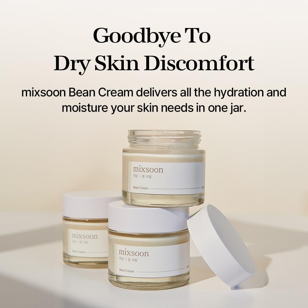 mixsoon Bean Cream - Deeply Nourishing & Lightweight Moisturizer, 0.85fl oz