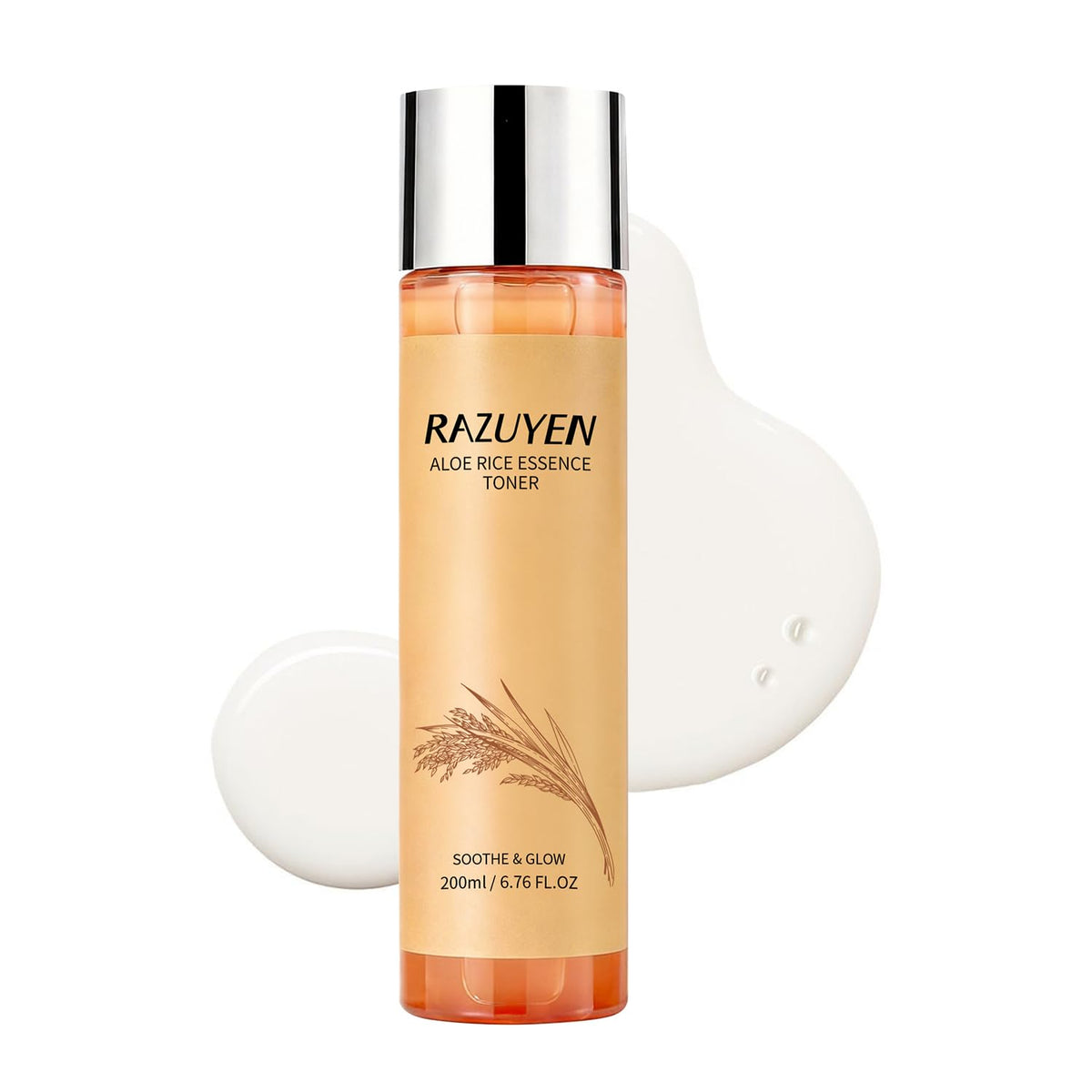 RAZUYEN Rice Toner, Milky Toner for Soothing and Glowing Skin