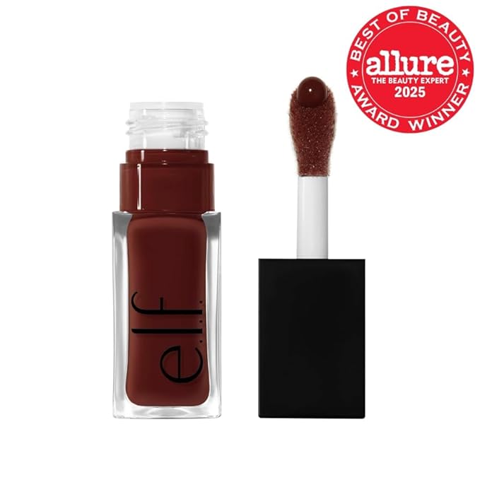 e.l.f. Glow Reviver Lip Oil, Hot as Fudge