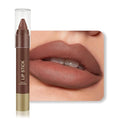 BINGBRUSH 2 in 1 Lip Liner and Lipstick Combo, Matte Lipstick Long Lasting Waterproof Lip Pencil Crayon, Smudge Proof Lip Stain,Hign Pigmented Women’s Lip Makeup(02#Blush Whisper)