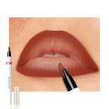 FeiCuiYun Matte Calligraphy Liquid Lip Liner Lipstick Pencil, Fire Brick Long-Lasting Transfer-Proof Lip Stain, Lightweight Lipstick, Sheer Buildable Color, Fades to a Natural Wash of Colors