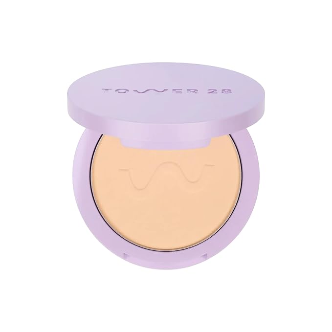 Tower 28 GetSet Pressed Setting Powder, Balboa Banana (0.35 oz)