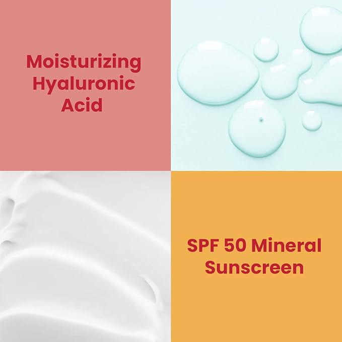 Healthy Skin Lab Protect Tinted Moisturizer SPF 50, Sheer Universal Tint, Lightweight Hydrating Mineral Sunscreen for Face, Hyaluronic Acid, Broad-Spectrum Daily SPF, Dermatologist-Tested, 1.8 oz
