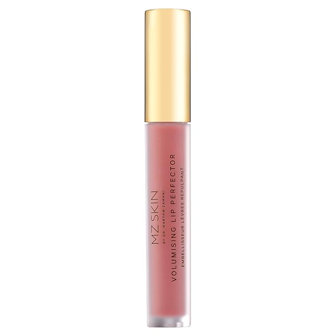 MZ SKIN Volumizing Lip Perfector | Plumping & Hydrating Lip Gloss with Peptides and Caffeine for Fuller, Smoother Lips, 3 mL /.10 oz