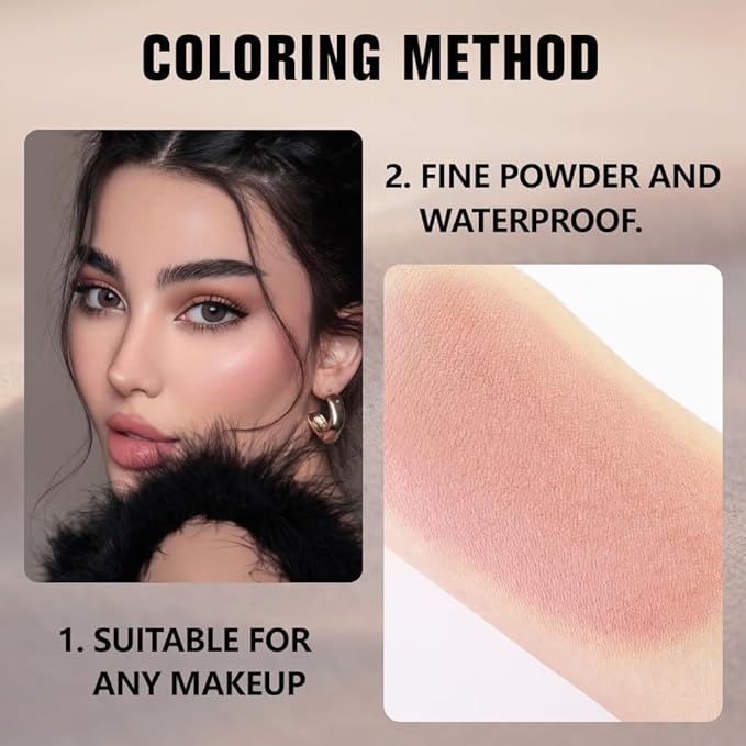 FeiCuiYun Matte Singe Eye Shadow Palette Makeup, Matte Nude Pink Monochrome Eyeshadow For Old Women, Mini Singe Pressed Pigmented Waterproof Sombras Para Ojos, Vegan, Talc, Paraben & Cruelty Free, 19