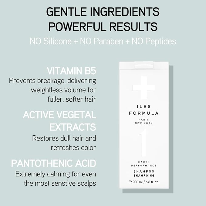 ILES FORMULA Shampoo for Dry & Damanged Hair, Sulfate-Free (200mL)