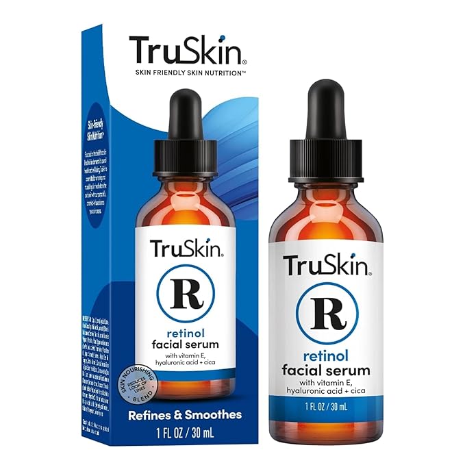TruSkin Retinol Serum for Face with Hyaluronic Acid & Cica, 1 fl oz