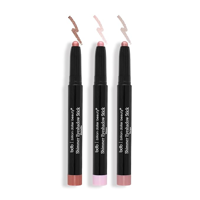Billion Dollar Beauty Shimmer Eyeshadow Stick Trio Cream Shadow Set