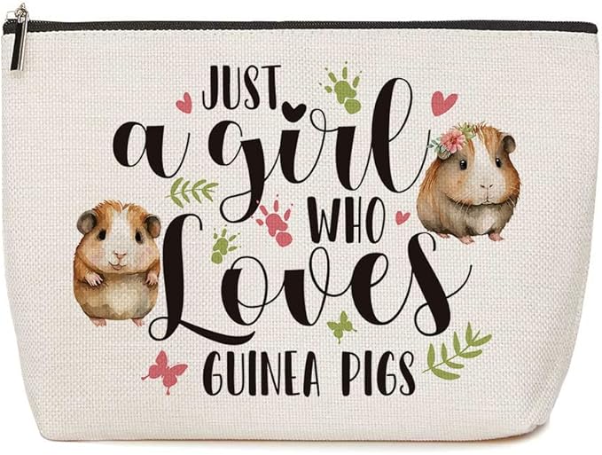 Lovdazzles Pig Makeup Bag Funny Animal Cosmetic Bag Pig Gifts for Girls