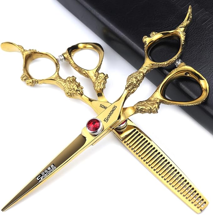 6/7 inch professional scissors hairdresser hair cutting(6 inch 2pcs)