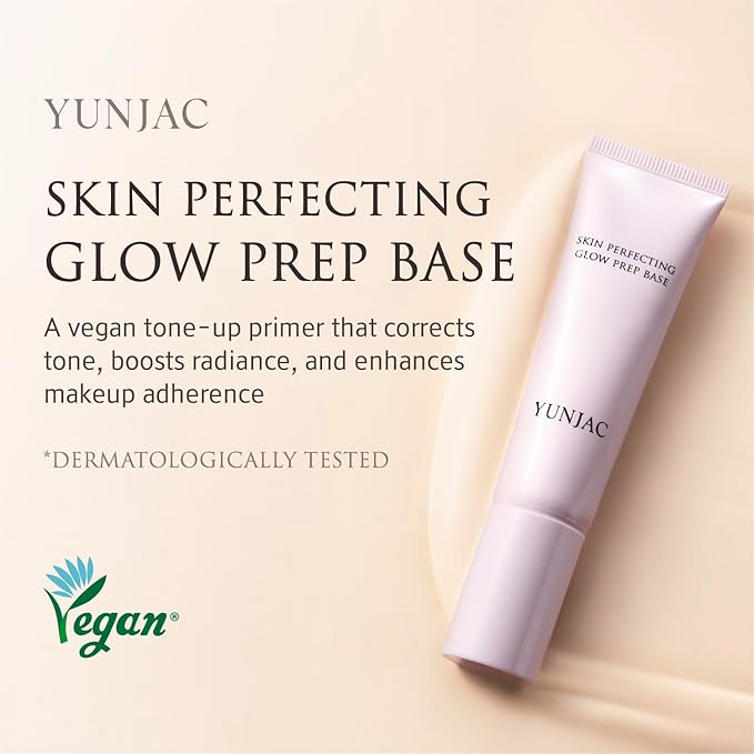 YUNJAC Skin Perfecting Glow Prep Base, 1.01 fl oz, Makeup Primer
