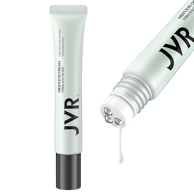 JVR Caffeine Eye Cream and Under Eyes Roller for Dark Circles 20 ml