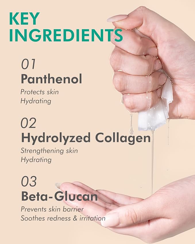 DERMAL Aloe Collagen Soothing Sheet Mask, Hydrating & Cooling, 10 Pack