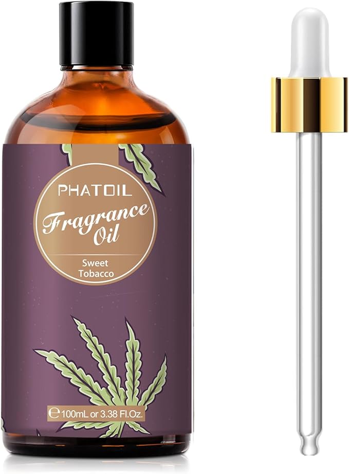 PHATOIL Sweet Tobacco Fragrance Oil for Diffuser Aromatherapy 3.38FL.OZ