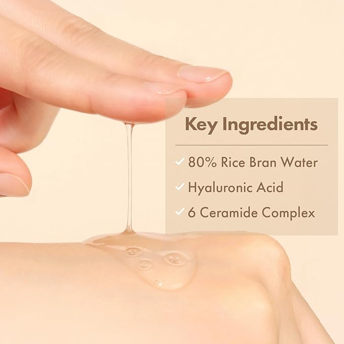 TOSOWOONG Real Rice 80% Glow Serum for Dark Spots & Dull Skin, Uneven Tone